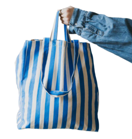 OMOM OMOM, Striped Tote Bag, blue