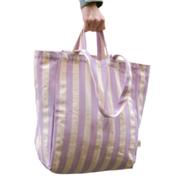 OMOM OMOM, Striped Tote Bag, purple