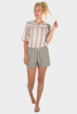 Iriedaily Iriedaily, Chambray Girl Short, olive grey, M