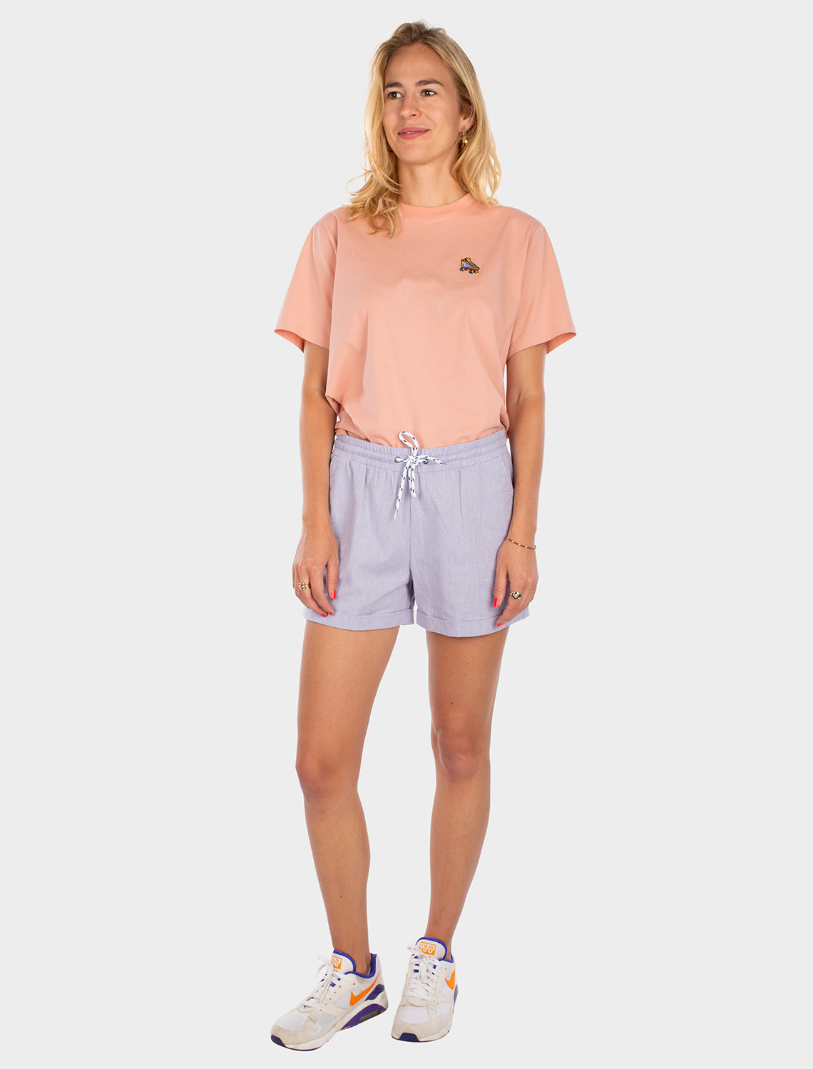 Iriedaily Iriedaily, Chambray Girl Short, vintage purple, M