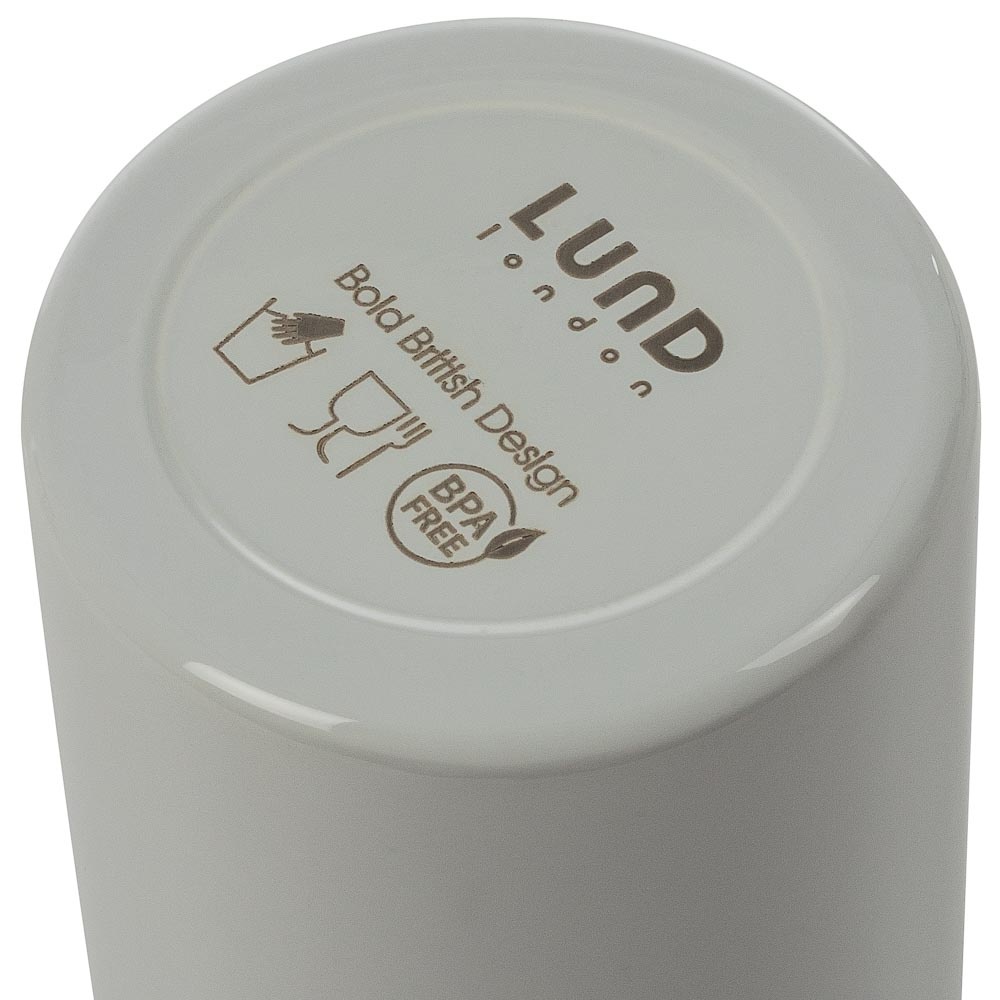 Lund London Lund London, Lite Water Bottle, white &  indigo
