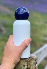 Lund London Lund London, Lite Water Bottle, white &  indigo