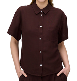 Minimum Minimum, Sage SS Shirt, french roast, (38) M