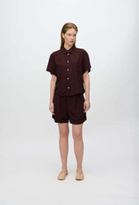 Minimum Minimum, Sage SS Shirt, french roast, (38) M