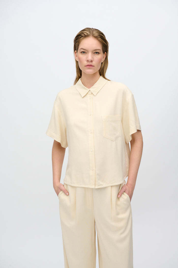 Minimum Minimum, Sage SS Shirt, summer sand, (40) L