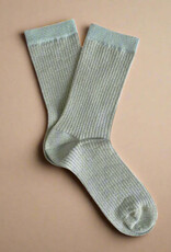 KLUE KLUE, Glitter Lurex Socks, stripes grey mist, 36-40