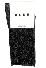 KLUE KLUE, Glitter Lurex Socks, black, 36-40