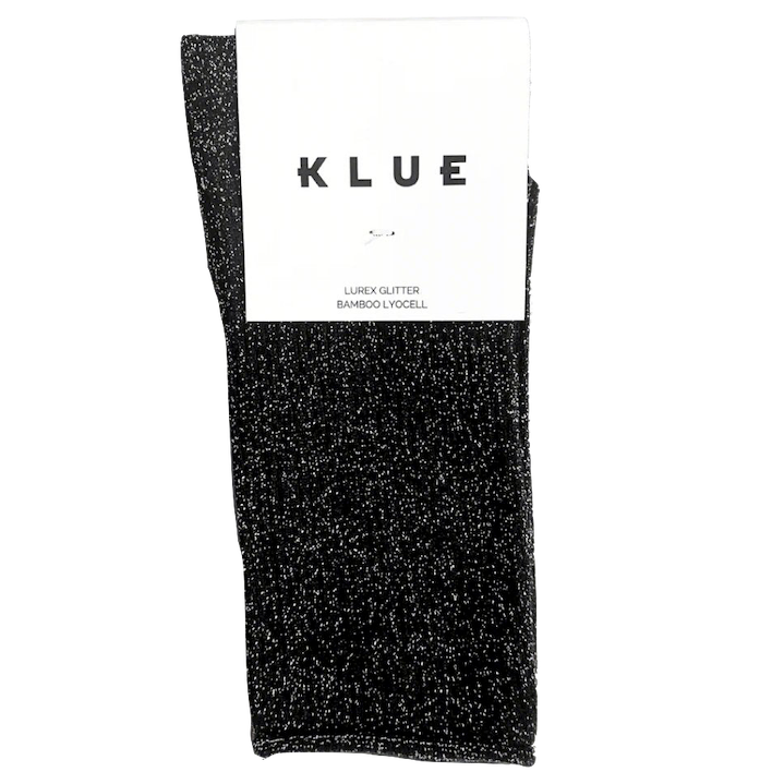 KLUE KLUE, Glitter Lurex Socks, black, 36-40