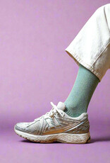 KLUE KLUE, Glitter Lurex Socks, mint green, 36-40