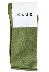 KLUE KLUE, Glitter Lurex Socks, olive green, 36-40