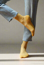 KLUE KLUE, Glitter Lurex Socks, mustard, 36-40