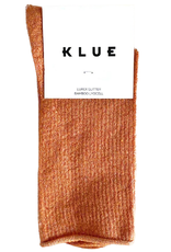 KLUE KLUE, Glitter Lurex Socks, terracotta, 36-40