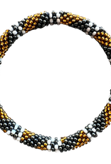 Maison Kizo Maison Kizo, Bracelet Népalais, or/gris/blanc