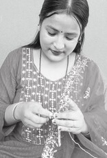 Maison Kizo Maison Kizo, Bracelet Népalais, or/gris/blanc