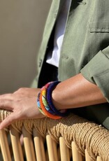 Maison Kizo Maison Kizo, Bracelet Népalais, bleu foncé
