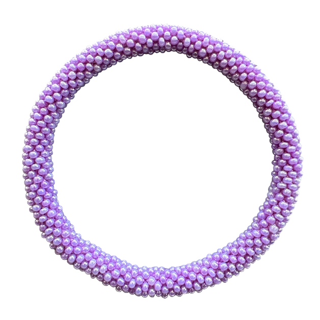 Maison Kizo Maison Kizo, Bracelet Népalais, violet clair