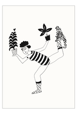 helen b helen b, Postkarte, balancing with plants