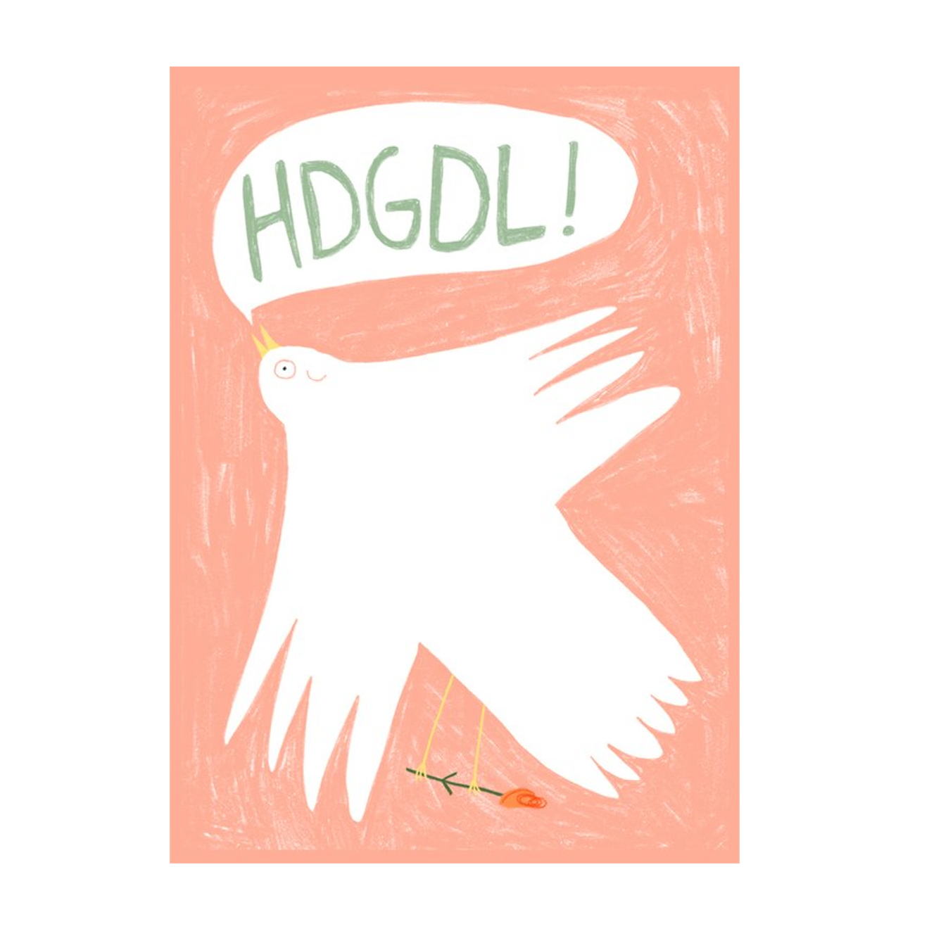 Slinga Slinga, Postkarte, HDGDL
