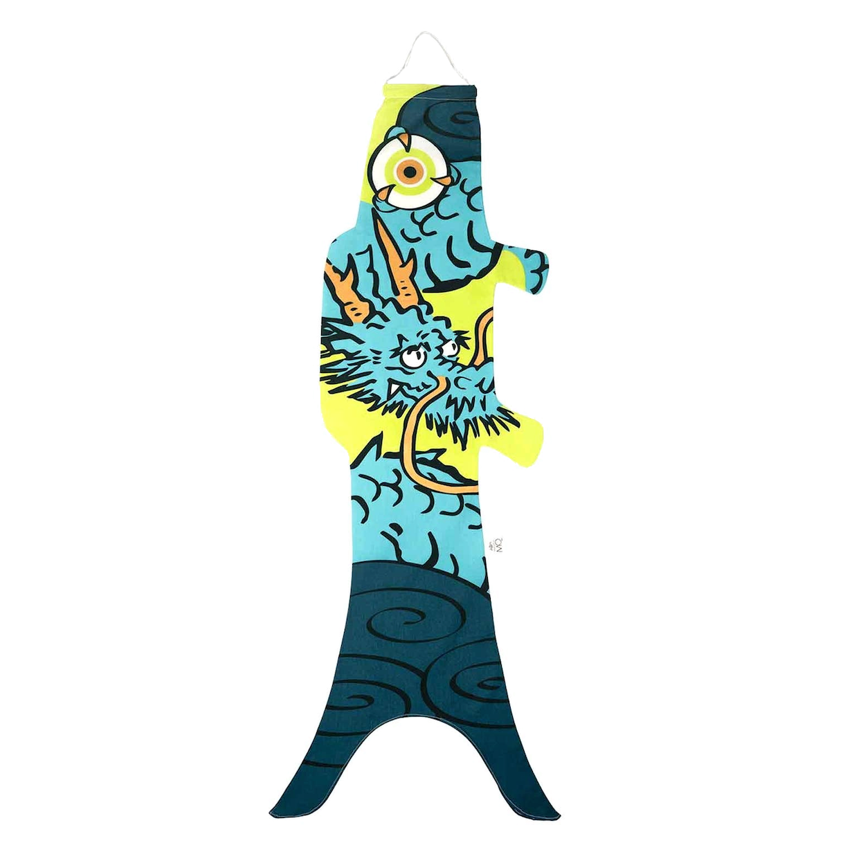 Madame Mo Madame Mo, Koinobori, blue dragon