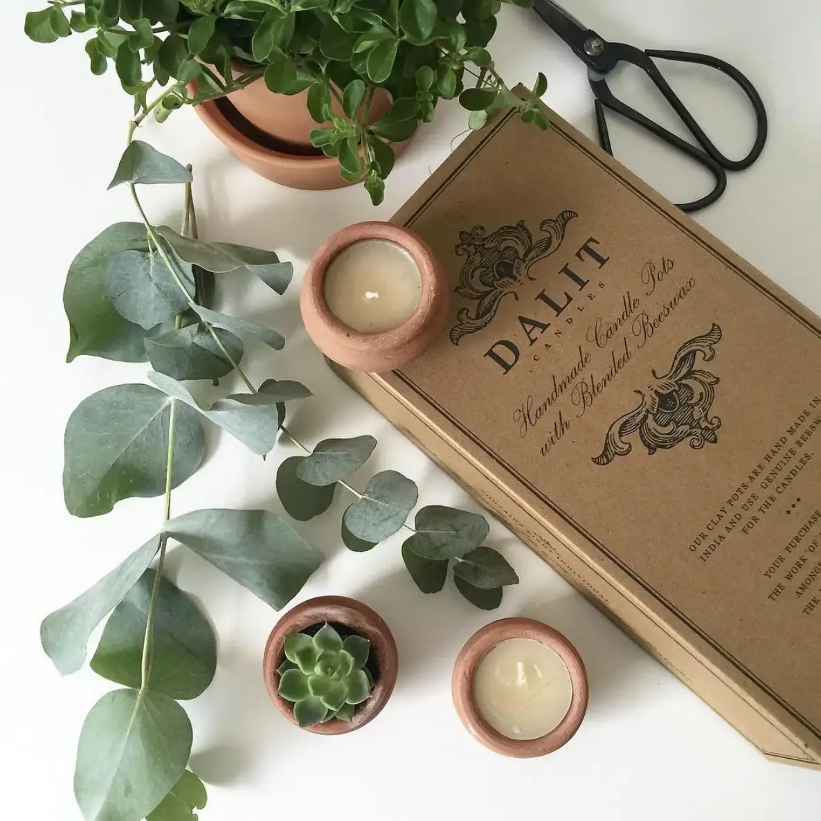 Dalit Goods Co Dalit Goods, Bienenwachskerze, rahul unscented, 10 stk.