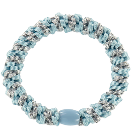 BonDep BonDep, Haargummi, light blue-silver stripe