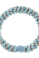 BonDep BonDep, Haargummi, light blue-silver stripe