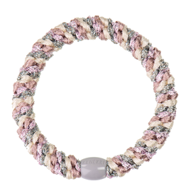 BonDep BonDep, Haargummi, mix dusty green lightpink glitter