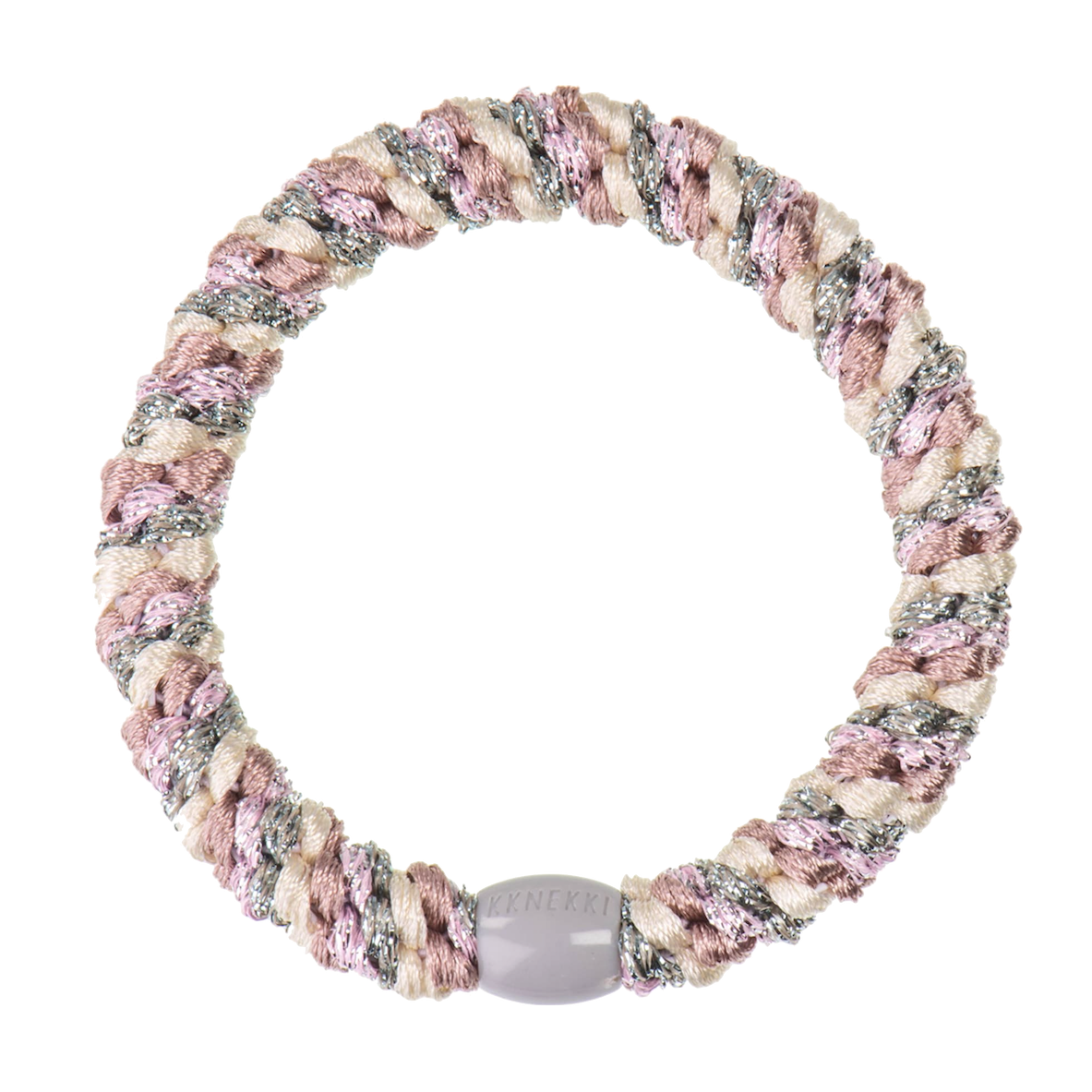 BonDep BonDep, Haargummi, mix dusty green lightpink glitter