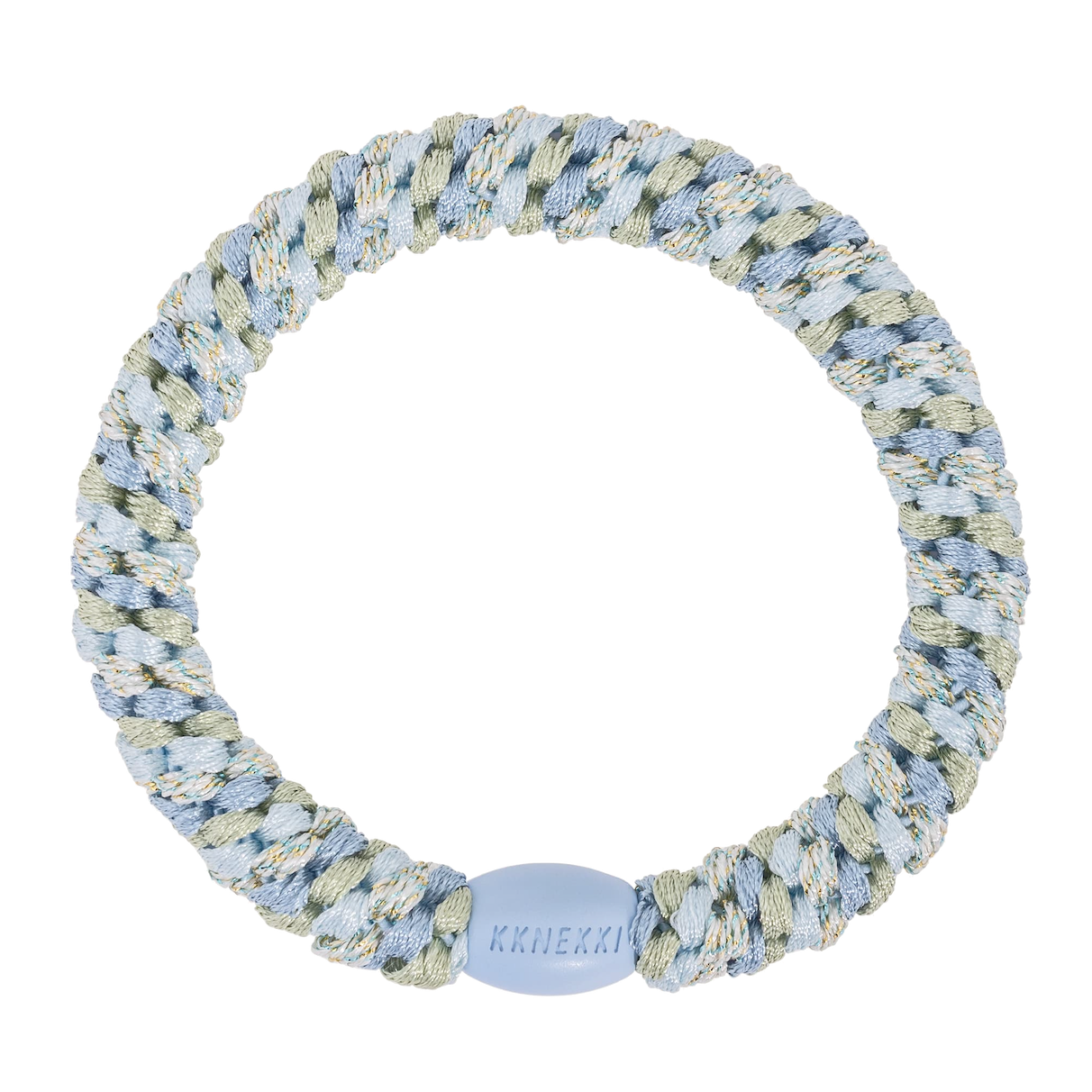 BonDep BonDep, Haargummi, mix baby blue glitter