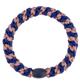BonDep BonDep, Haargummi, mix purple pink glitter