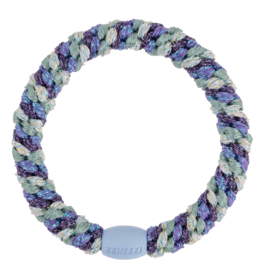 BonDep BonDep, Haargummi, mix purple faded green glitter