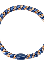 BonDep BonDep, Haargummi Slim, mix navy gold glitter