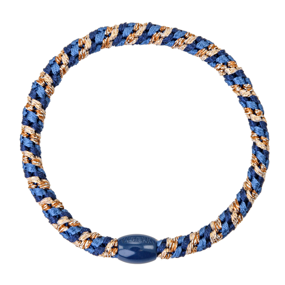 BonDep BonDep, Haargummi Slim, mix navy gold glitter