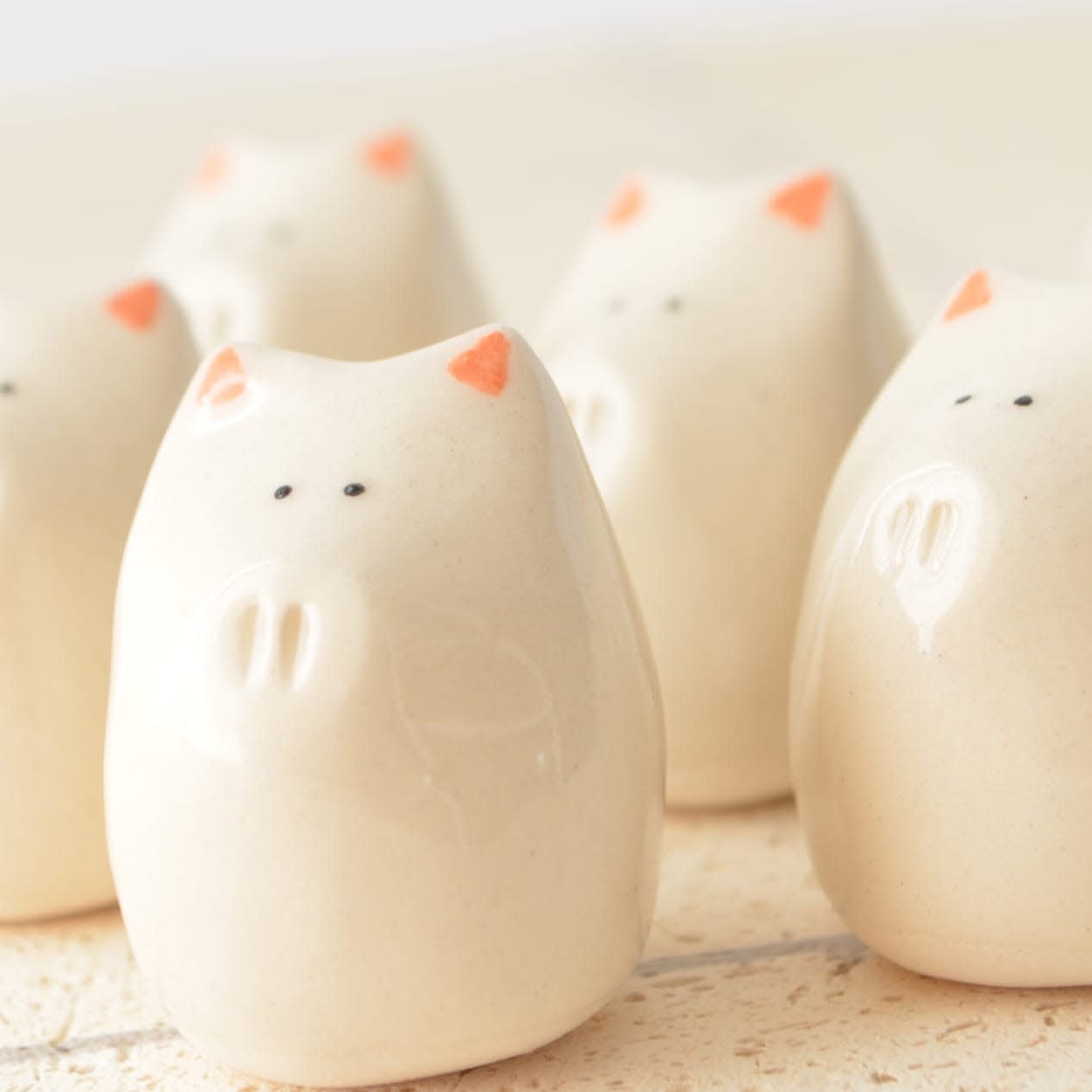 Picuru ceramicas Picuru Ceramicas, Amulett Schweinchen, weiss