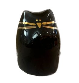 Picuru ceramicas Picuru Ceramicas, Amulett Kätzchen, schwarz/gold