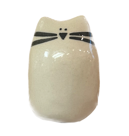 Picuru ceramicas Picuru Ceramicas, Amulett Kätzchen, weiss/schwarz