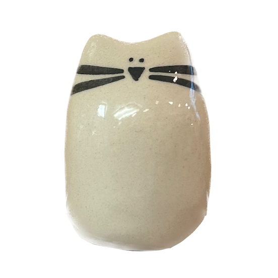 Picuru ceramicas Picuru Ceramicas, Amulett Kätzchen, weiss/schwarz