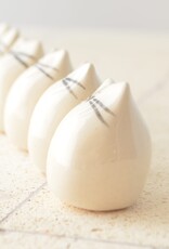 Picuru ceramicas Picuru Ceramicas, Amulett Kätzchen, weiss/schwarz