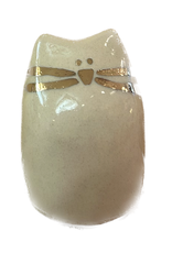 Picuru ceramicas Picuru Ceramicas, Amulett Kätzchen, weiss/gold