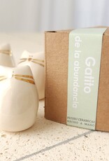 Picuru ceramicas Picuru Ceramicas, Amulett Kätzchen, weiss/gold