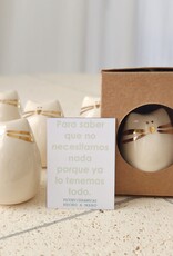 Picuru ceramicas Picuru Ceramicas, Amulett Kätzchen, weiss/gold