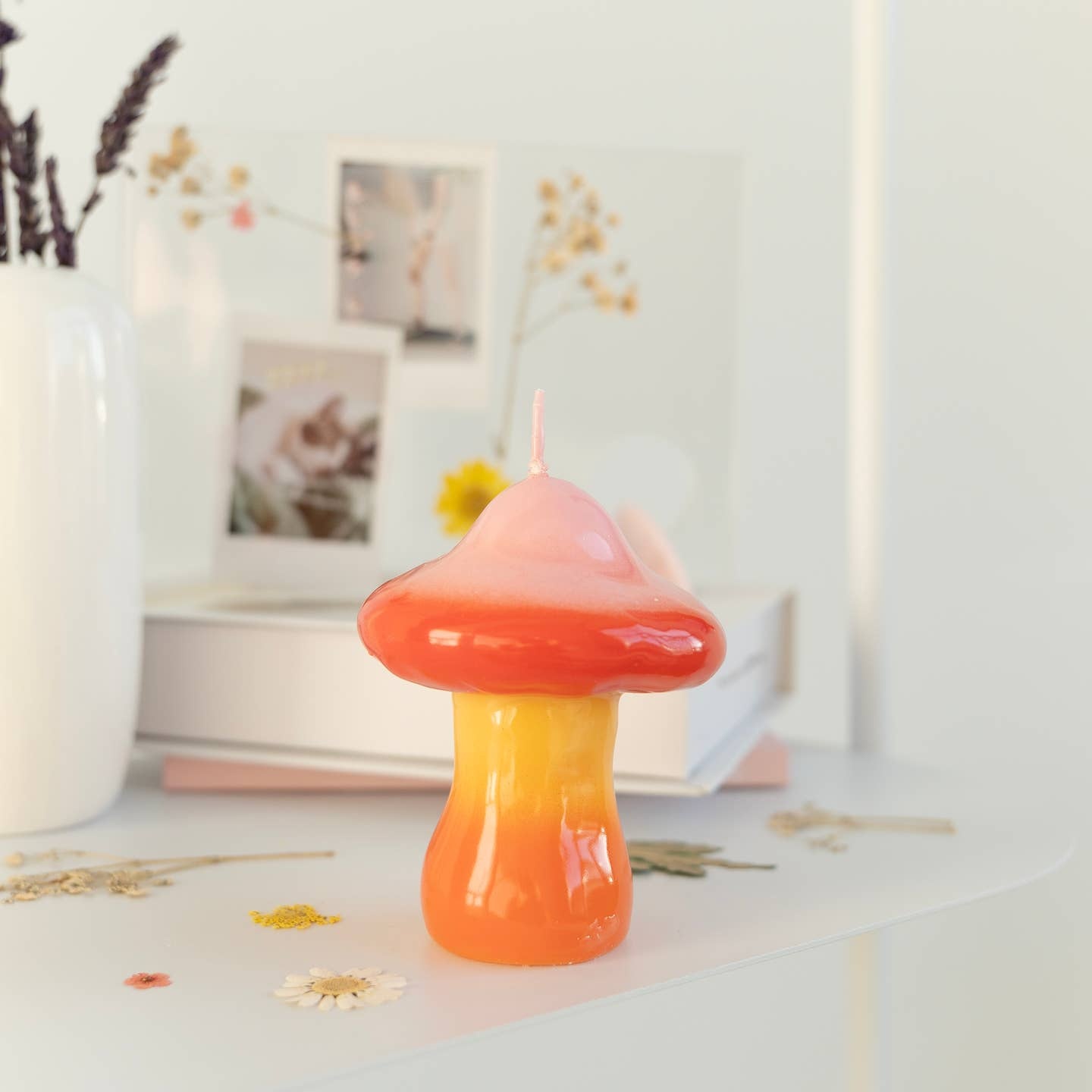 Helio Ferretti Helio Ferretti, Small Mushroom Candle, sunset