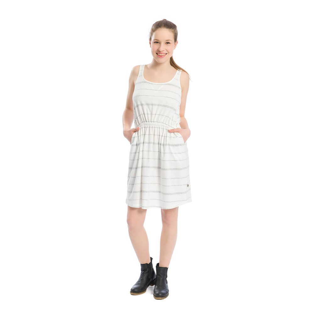 Bleed Bleed, Sporty Kleid, weiss, S