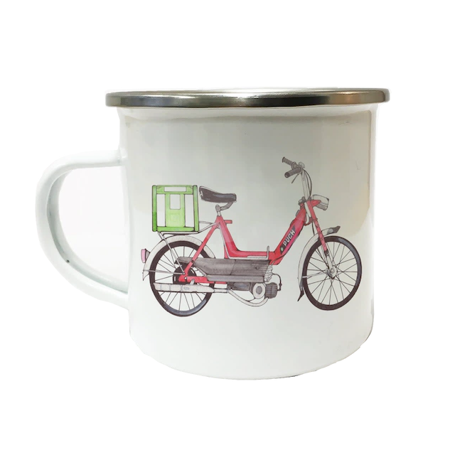Lakor Lakor, Enamel mug, Red puch
