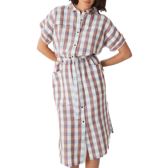 Skunkfunk Skfk, Katina  Dress, brown vichy, S (38)