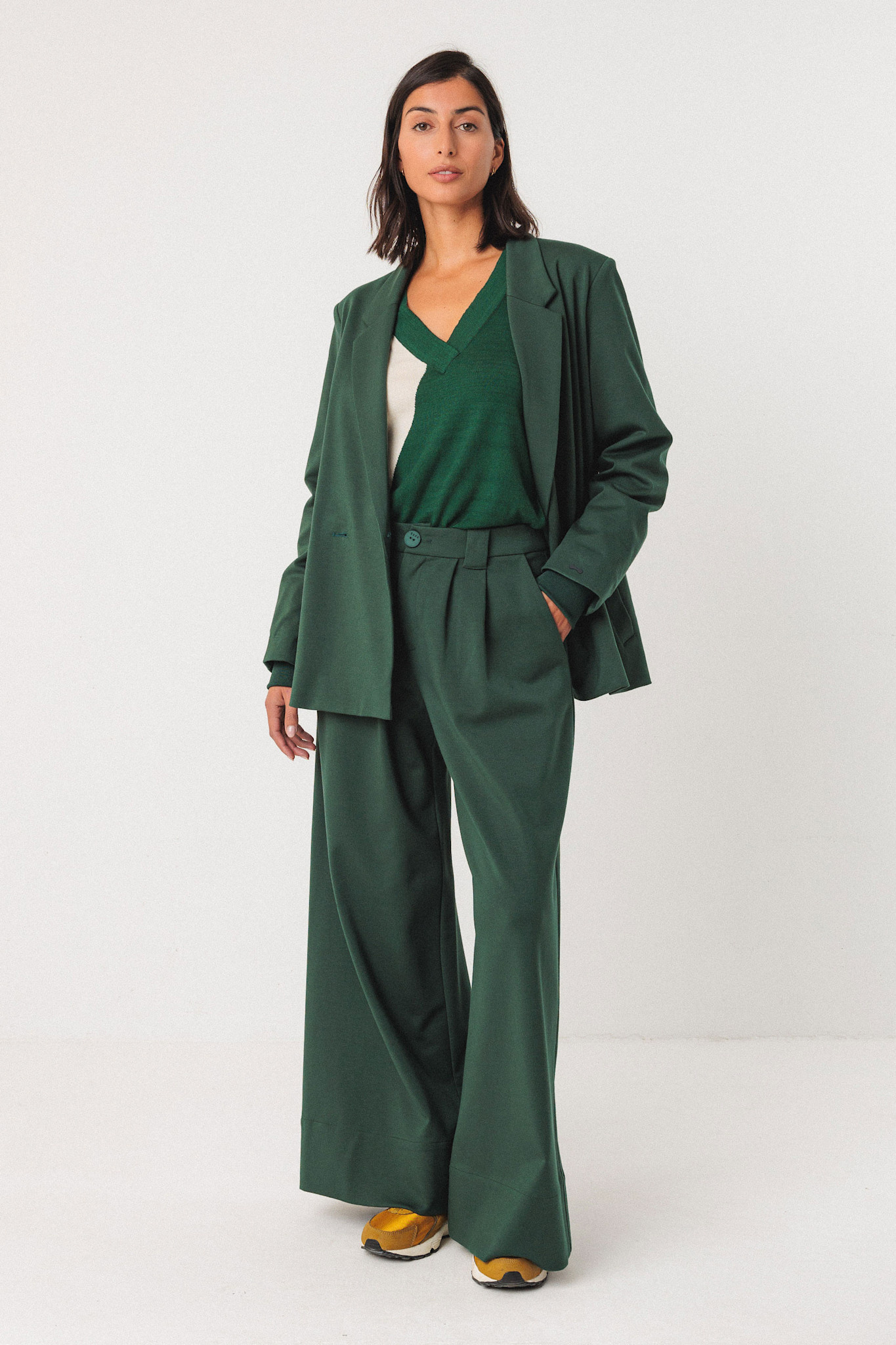 Skunkfunk Skfk, Nia Trouser, dark green, L (42)