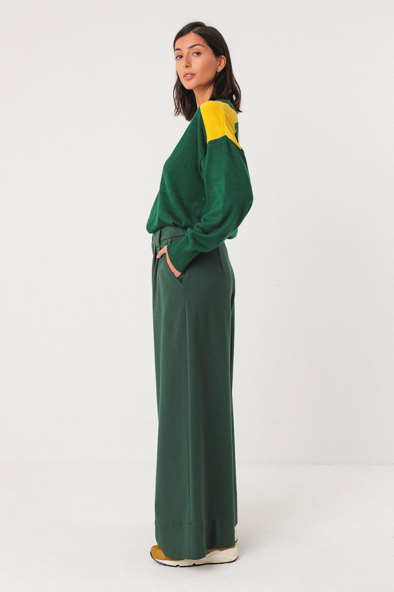 Skunkfunk Skfk, Nia Trouser, dark green, M (40)