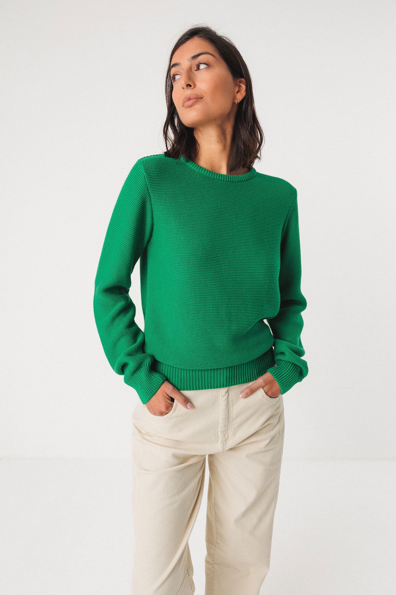 Skunkfunk Skfk, Iradi Sweater, green, XS (36)
