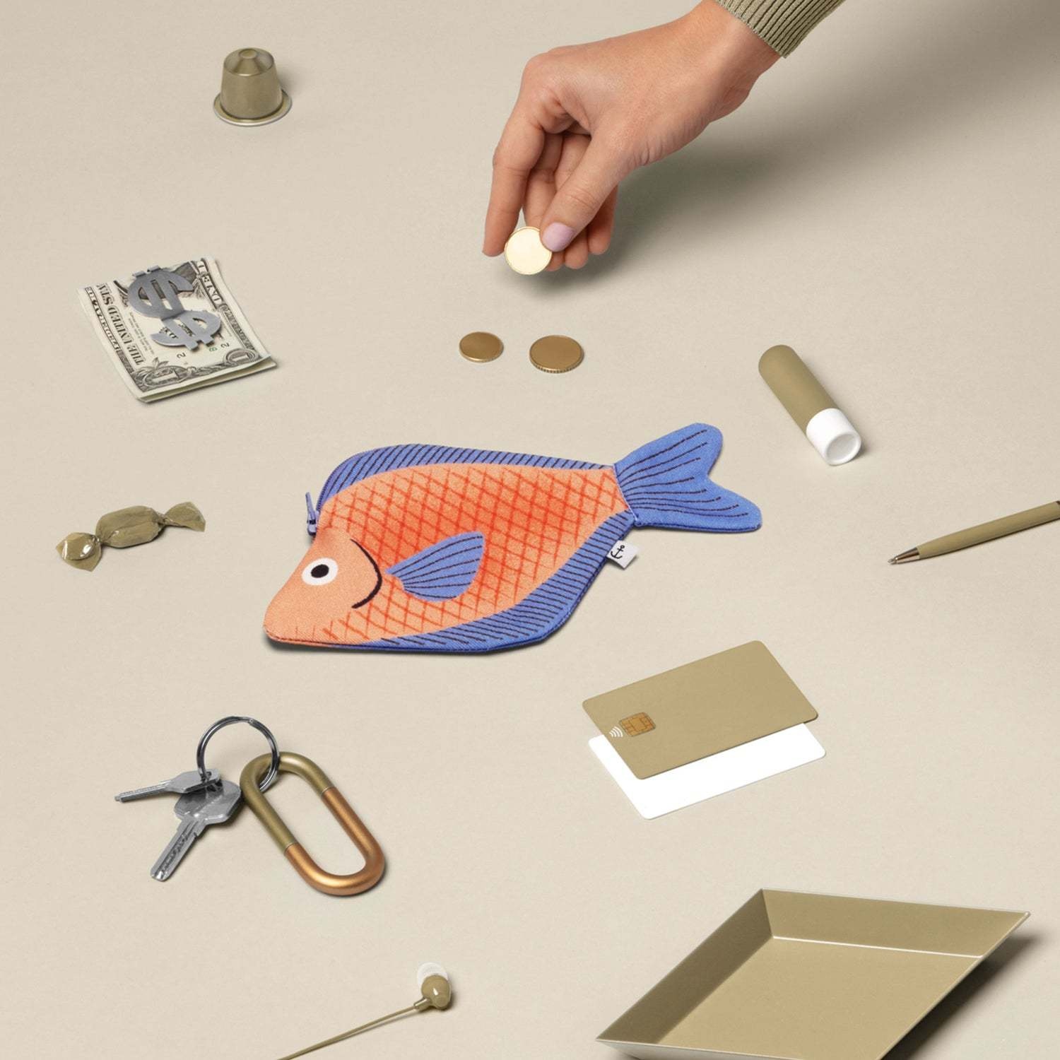 Don Fisher Don Fisher, Seabream Purse, pink