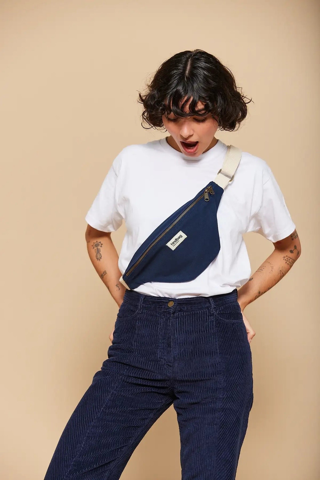 Hindbag Hindbag, Fanny Pack Olivia, navy